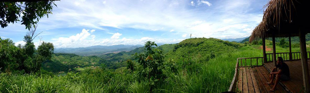 view point from the top of the hill back Hillside resort