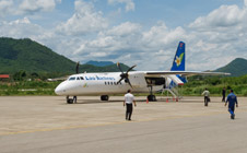 Lao Airline shuttle - Hillside Eco Lodge - Laos