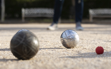 french petanque during afternoon at Hillside Eco Lodge - Luang Prabang