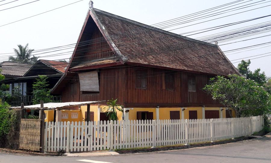 The House from Outside - The City Residence in town of Luang Prabang - Laos